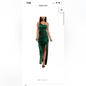 Emerald Sundae Large One Shoulder Dress